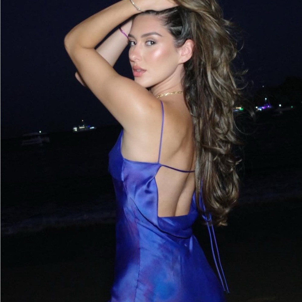 Zara Blue Maxi Dress XS